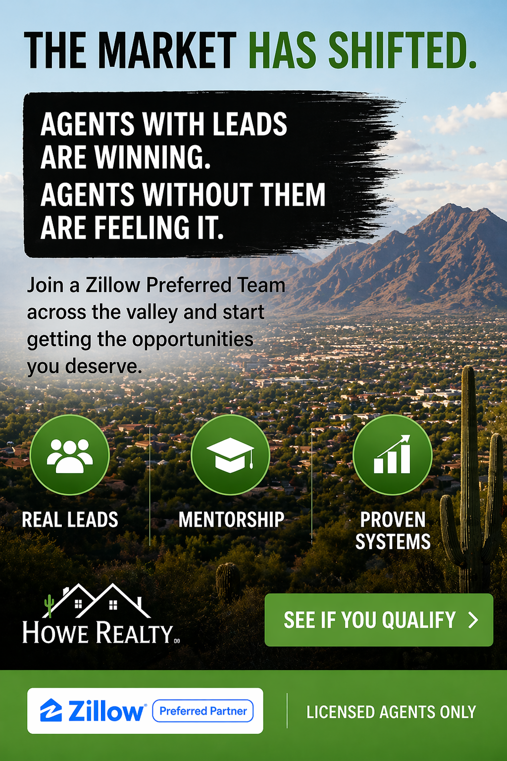 Howe Realty ad: The market has shifted