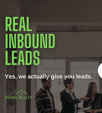 Real inbound leads carousel card